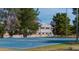 A nice basketball court surrounded by mature trees offers residents an active lifestyle at 313 E Westchester Dr, Tempe, AZ 85283