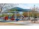 A modern playground with lots of features and ample seating with shade at 313 E Westchester Dr, Tempe, AZ 85283