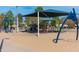 Modern playground with slides, bridges, climbing features, and shaded seating at 313 E Westchester Dr, Tempe, AZ 85283
