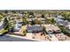 Aerial view of a charming neighborhood and landscape with mountain views in the background at 4305 E Cherokee St, Phoenix, AZ 85044