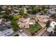Residential area with mature trees and well-maintained properties viewed from above at 4630 N 12Th Pl, Phoenix, AZ 85014