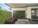 Outdoor patio with a comfortable lounge area, privacy screening and modern design elements at 4630 N 12Th Pl, Phoenix, AZ 85014