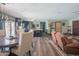 Open concept living room and kitchen with modern finishes and natural lighting at 6428 E Shea Blvd, Scottsdale, AZ 85254