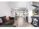 Bright and airy living space offering an open layout, fireplace, and stylish decor at 860 N Mcqueen Rd # 1213, Chandler, AZ 85225