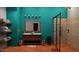 A modern bathroom featuring a double vanity and large walk-in shower at 1038 E Northern Ave, Phoenix, AZ 85020