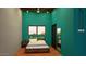 View of modern bedroom with a window and door at 1038 E Northern Ave, Phoenix, AZ 85020