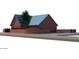 Rendering of a home showcasing a red exterior and blue roof, surrounded by a brick fence at 1038 E Northern Ave, Phoenix, AZ 85020