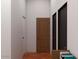 A modern hallway with multiple doors and a storage area at 1038 E Northern Ave, Phoenix, AZ 85020