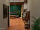 This living room boasts modern design elements and a warm ambiance, creating an inviting space for relaxation and entertainment at 1038 E Northern Ave, Phoenix, AZ 85020