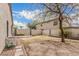 View of backyard featuring mature landscaping and secure fencing at 11321 W Austin Thomas Dr, Surprise, AZ 85378