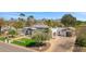 Beautiful aerial view of the property showcasing the home, landscaping, and surrounding area at 12633 N 81St St, Scottsdale, AZ 85260