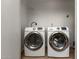 Convenient laundry room setup with side-by-side washer and dryer at 2301 E University Dr # 393, Mesa, AZ 85213
