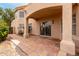 Tile patio with covered area and pillar, offering a great outdoor space at 3832 N Gallatin --, Mesa, AZ 85215