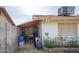 Storage shed with attached covered workspace featuring concrete block walls and plenty of room for outdoor projects at 402 W Mohawk Ln, Phoenix, AZ 85027