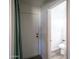 Updated half bathroom shows shiplap walls and modern vanity at 402 W Mohawk Ln, Phoenix, AZ 85027
