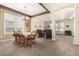 Bright dining space next to the living room features traditional decor and recessed lighting providing comfortable ambiance at 4125 W Lydia Ln, Phoenix, AZ 85041