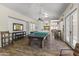 Community game room equipped with a ping pong table, seating, and natural light at 5450 E Mclellan Rd # 145, Mesa, AZ 85205