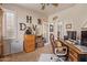 Spacious home office with shuttered window and decorative wall decor at 5450 E Mclellan Rd # 150, Mesa, AZ 85205