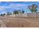 The property features ample backyard space, with a cinder block fence at 848 W Calle Del Norte --, Chandler, AZ 85225