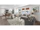 Inviting living room with stylish furniture, open to kitchen, and plenty of natural light at 848 W Calle Del Norte --, Chandler, AZ 85225