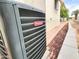 Close-up of a Goodman air conditioner, showing a home's efficient climate control system at 9333 E University Dr # 184, Mesa, AZ 85207