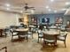 Comfortable meeting room with tables, chairs, ceiling fans, and built in shelving and TV at 12222 N Paradise Village Pkwy # 321, Phoenix, AZ 85032