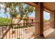 Balcony with views of the community landscaping at 1440 N Idaho Rd # 2053, Apache Junction, AZ 85119