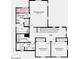 Upstairs boasts primary suite, two additional bedrooms, bath, hall and laundry room at 14594 W Sand Hills Rd, Surprise, AZ 85387