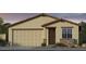 Charming single-story home with a two-car garage and neutral-colored stucco, creating a welcoming curb appeal at 17608 W Georgia Ave, Litchfield Park, AZ 85340
