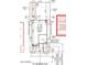 Detailed plot plan showcasing property layout, including building dimensions, landscaping, and driveway access at 17608 W Georgia Ave, Litchfield Park, AZ 85340