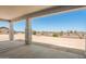 Desert views from the covered back patio at 18716 N 269Th Ln, Buckeye, AZ 85396