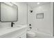 Stylish bathroom featuring a tub and walk-in shower at 220 N 22Nd Pl # 2041, Mesa, AZ 85213
