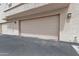 Spacious two-car garage, providing ample parking and storage space for homeowners at 2834 S Extension Rd # 1079, Mesa, AZ 85210