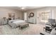 A well decorated main bedroom offers a luxurious and relaxing living space at 8011 E Milagro Ave, Mesa, AZ 85209