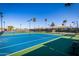 Community tennis courts offer a great amenity for active residents and neighborhood play at 8011 E Milagro Ave, Mesa, AZ 85209