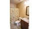 Bathroom with a shower/tub combo, a sink, and neutral decor at 930 N Mesa Dr # 2027, Mesa, AZ 85201