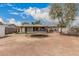 A backyard with a trampoline, stainless steel BBQ grill, and patio seating at 10723 N 80Th Ln, Peoria, AZ 85345