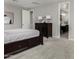Spacious bedroom features neutral walls, carpet, and dark brown furniture at 17160 N 9Th Pl, Phoenix, AZ 85022