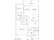 Detailed floor plan showcasing layout with owner's suite, great room, kitchen, and two-bay garage at 17341 W Fallen Leaf Ln, Surprise, AZ 85387
