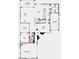 First floor floorplan with a large great room, open kitchen and 2-car garage at 17827 W Medlock Dr, Litchfield Park, AZ 85340