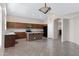 Spacious kitchen featuring an island, stainless steel appliances, granite countertops, and ample cabinet space at 19616 N Toya St, Maricopa, AZ 85138