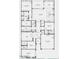 Detailed floor plan showcasing the layout of the bedrooms, bathrooms, kitchen, great room, and garage at 20705 W San Miguel Ave, Buckeye, AZ 85396