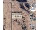 Aerial view of the parcel location with GPS address and street names visible; adjacent to future home site at 25721 W Running Deer Trl, Wittmann, AZ 85361