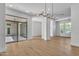 Bright living room with expansive glass doors and views to the outdoor living space at 3461 E Indigo Cir, Mesa, AZ 85213