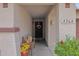 Charming front porch with a bench, potted plants, and a 