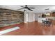 Open floor plan showcasing wood floors, wall feature, and natural light at 4364 S Tatum Ln, Gilbert, AZ 85297