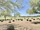 Beautiful community green space with shade trees perfect for recreation and relaxation at 4417 N 156Th Dr, Goodyear, AZ 85395