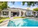 Beautiful backyard oasis with a pool, landscaped yard, and covered patio with outdoor seating at 4901 E Lafayette Blvd, Phoenix, AZ 85018