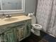 Charming bathroom with unique vanity and modern fixtures at 5537 E Drummer Ave, Mesa, AZ 85206