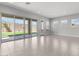 Bright living room with neutral walls and a sliding glass door leading to the backyard at 5619 N 193Rd Ave, Litchfield Park, AZ 85340